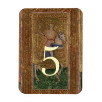 Table Number Knight Mediaeval Renaissance wedding