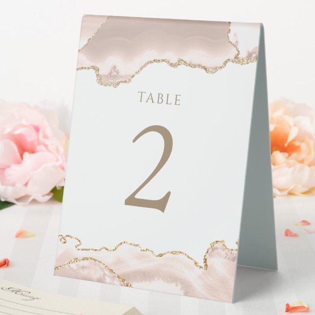 table number sign (In SItu (Wedding))