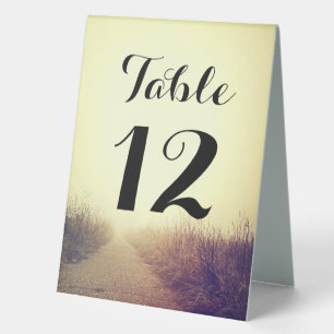 Table Number Tent Card Sunrise Pathway Walkway Pat