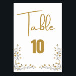 Table Number Wedding Card<br><div class="desc">Table Number Wedding Card</div>