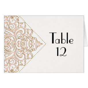 Table Numbers Beautiful Elegant Modern Lace