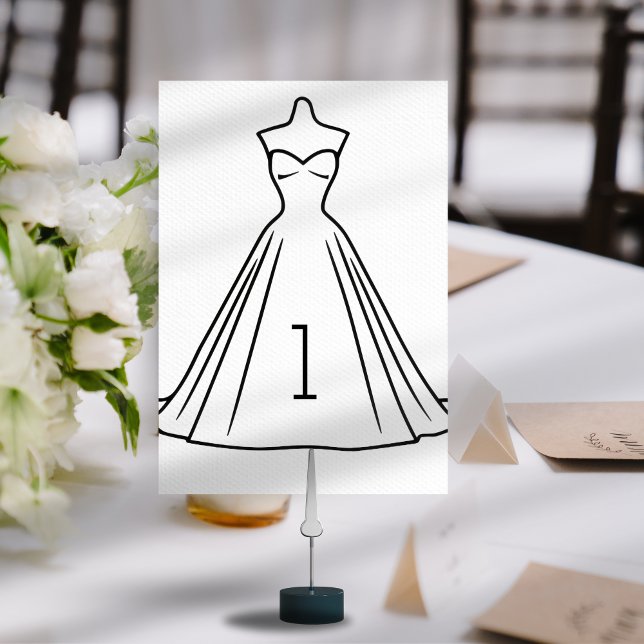 Table numbers for the Silhouette Collection (Creator Uploaded)