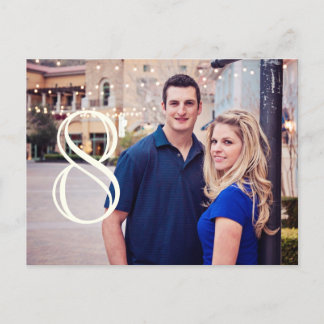 Table Numbers with personal picture Postcard