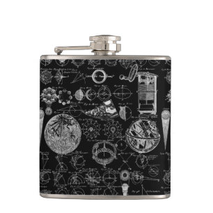 Table of Astronomy Hip Flask