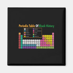 Table Of Black History Gift African Black History Magnet