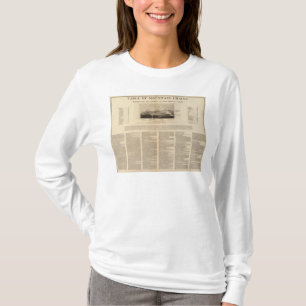 Table of mountain chains T-Shirt