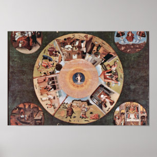 Table Of The Mortal Sins.,  By Hieronymus Bosch (B Poster