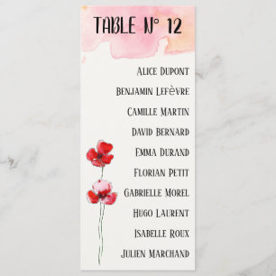 Table Plan / Menu / Customizable Program