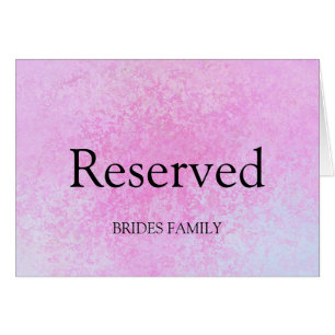 Table Reserved