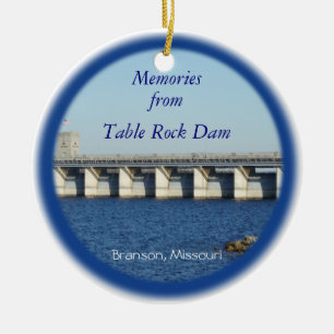 Table Rock Dam Ornament 7577 & 2338