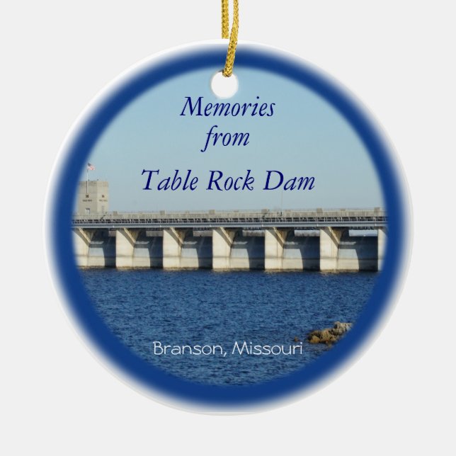 Table Rock Dam Ornament 7577 & 2338 (Front)