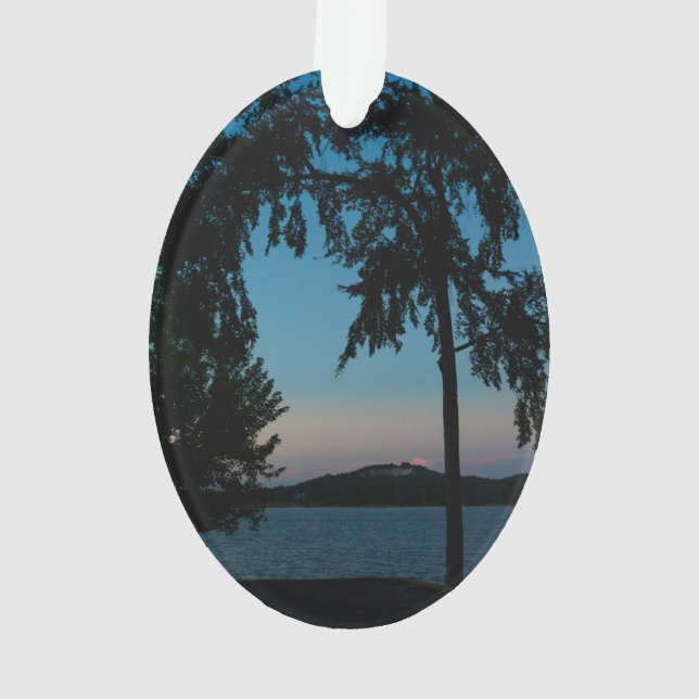 Table Rock Dusk Ornament (Back)