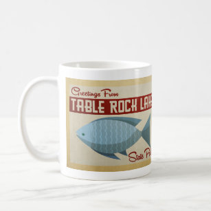 Table Rock Lake Fish Vintage Travel Coffee Mug