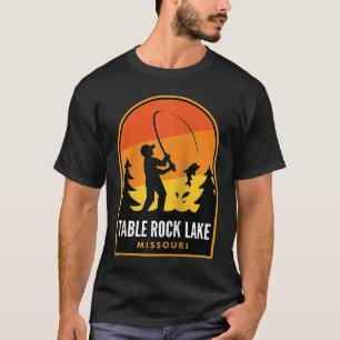Table Rock Lake Missouri Fishing Raglan T-Shirt