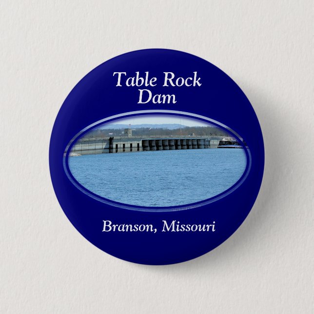 Table Rock Lake round pin- customise 6 Cm Round Badge (Front)