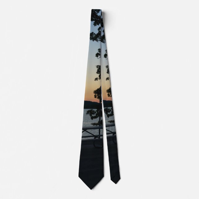 Table Rock Silhouette Sunset Tie (Front)