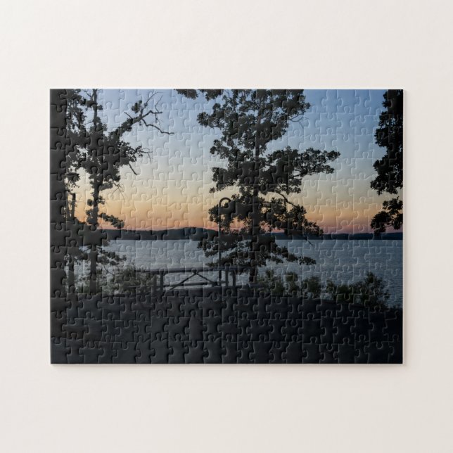 Table Rock Sunset Jigsaw Puzzle (Horizontal)