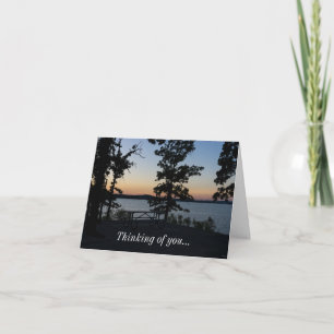 Table Rock Sunset Thinking Of You Card