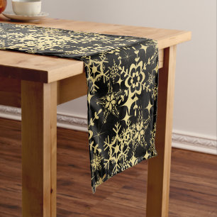 Table Runner-Holiday Snowflakes Short Table Runner