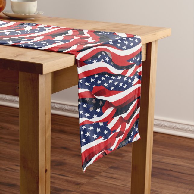 Table Runner-July 4th  Long Table Runner (In Situ)