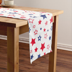 Table Runner-July 4th Stars Long Table Runner