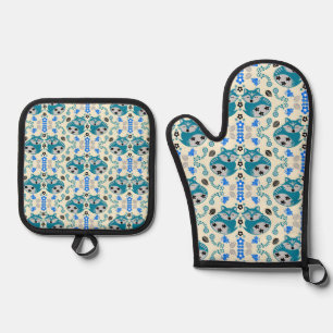 Table Runner Oven Mitt & Pot Holder Set