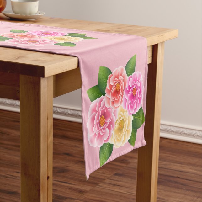 Table Runner-Roses Short Table Runner (In Situ)