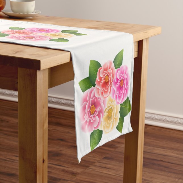 Table Runner-Roses Short Table Runner (In Situ)