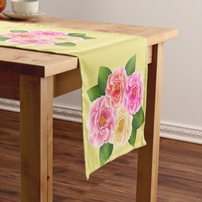 Table Runner-Roses Short Table Runner (In Situ)
