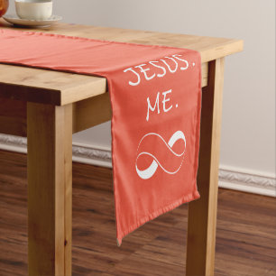 Table Runners Christian Holidays Jesus Me Infinity