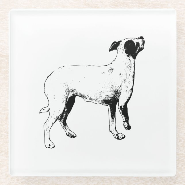 Table Scout Glass Coaster (Front)