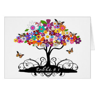 Table Seating Cards - Wedding