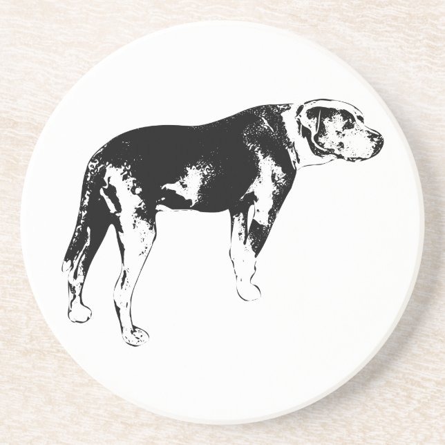 Table Sentinel, Pit Mix Sketch Coaster (Front)