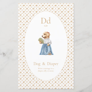 Table signage - diapers