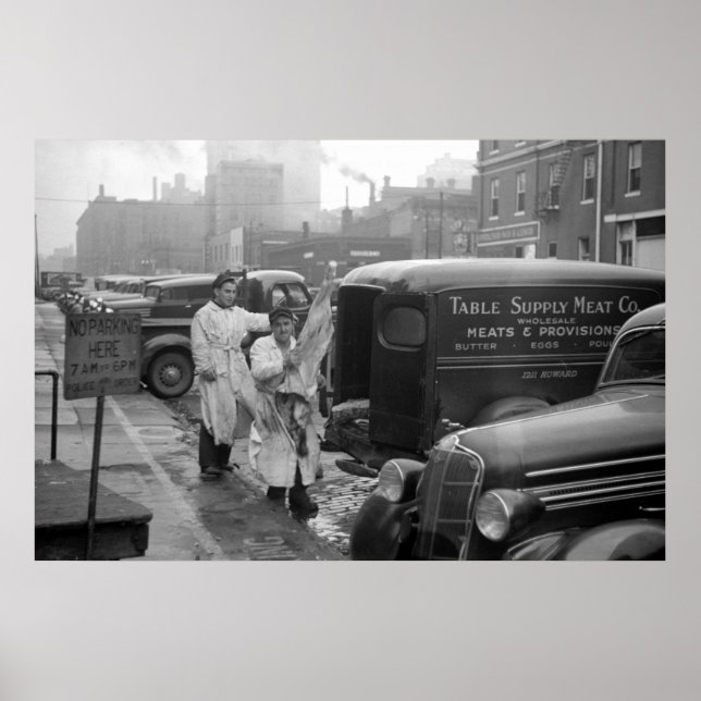 Table Supply Meat Co., Omaha: 1938 Poster (Front)