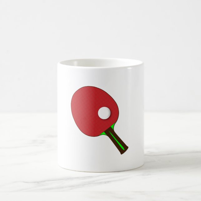 Table Tennis Bat Coffee Mug (Center)