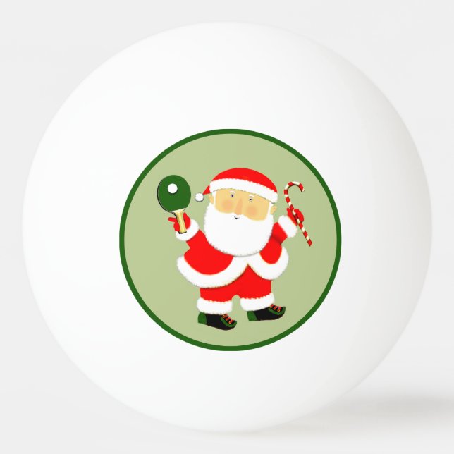 Table Tennis Christmas Holiday Gift Ping Pong Ball (Front)