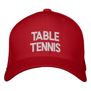 Table Tennis Embroidered Cap ... ★★★★★