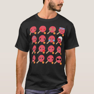 Table Tennis Emoji T-Shirt