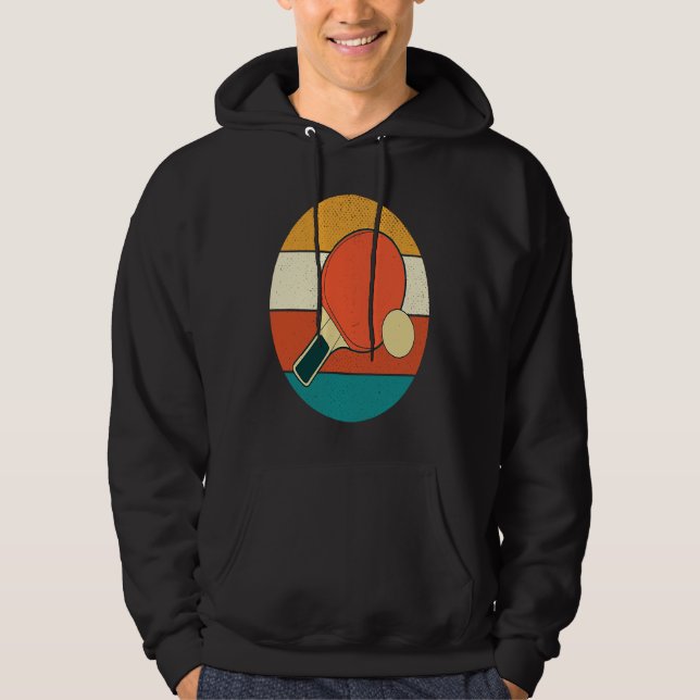 Table Tennis For Men Women Ping Pong Players Hoodie (Front)