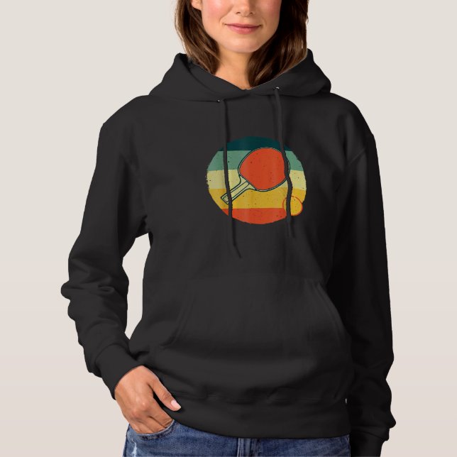 Table Tennis For Men Women Ping Pong Players Hoodie (Front)