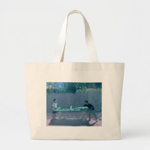 Table Tennis France 1996 Large Tote Bag
