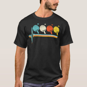 Table Tennis Heartbeat Ping Pong Lover Player Gift T-Shirt