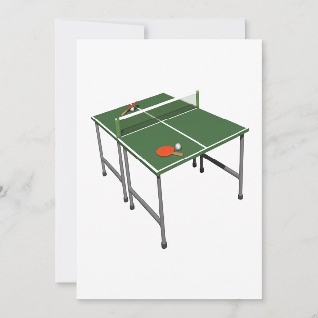 Table Tennis Invitation (Front)