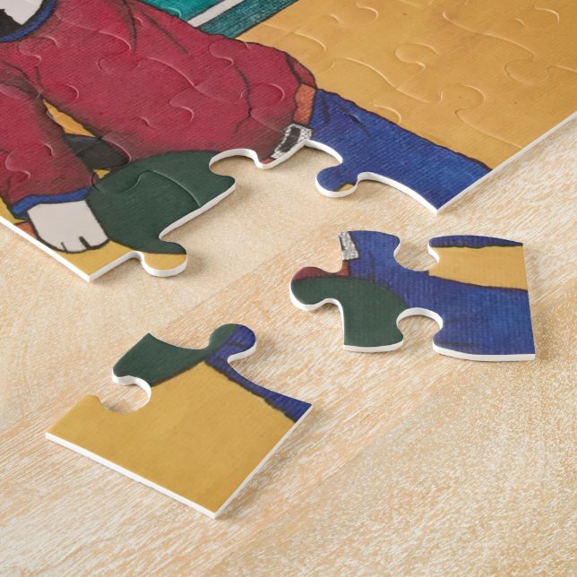 Table Tennis Jigsaw Puzzle (Side)