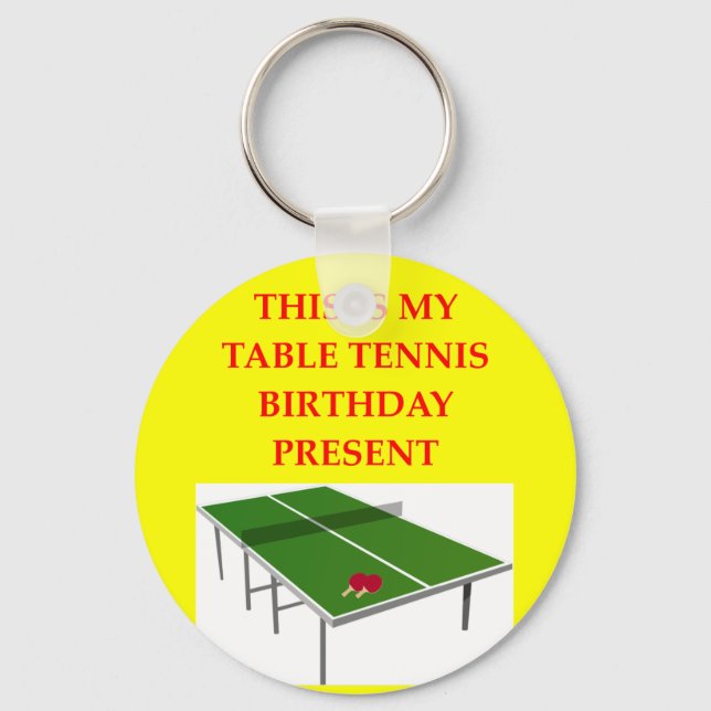 table tennis key ring (Front)