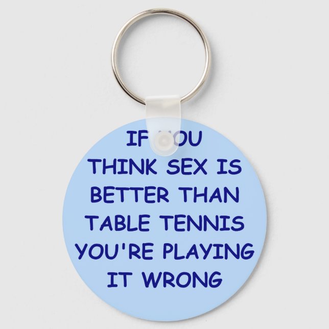table tennis key ring (Front)
