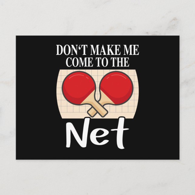 Table Tennis League Ping Pong Players Cup Sports Postcard (Front)