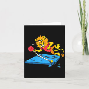 Table Tennis Lion Ng Ng Lion Outfit Table Tennis  Card