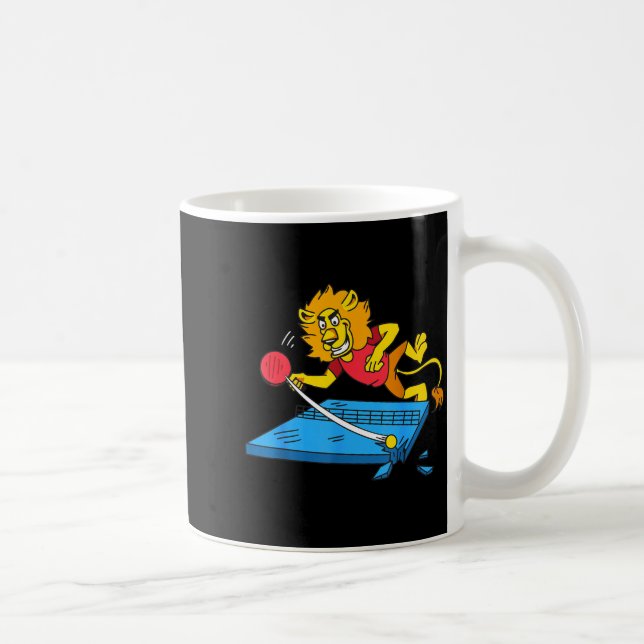 Table Tennis Lion Ng Ng Lion Outfit Table Tennis  Coffee Mug (Right)